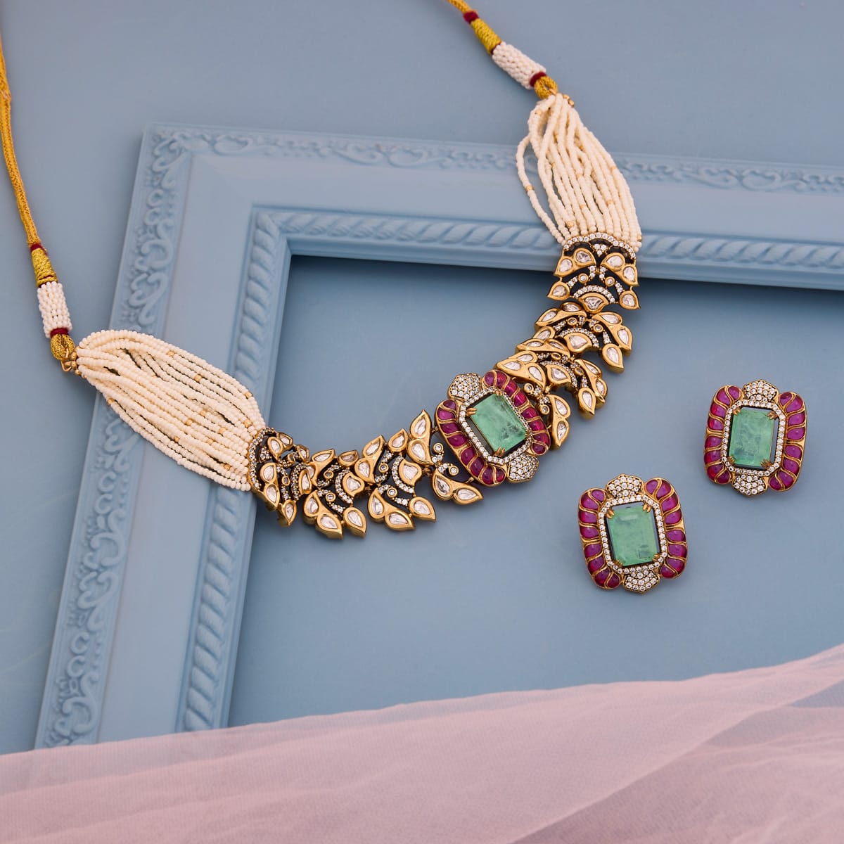 Kundan Necklace Kundan Necklace 197868