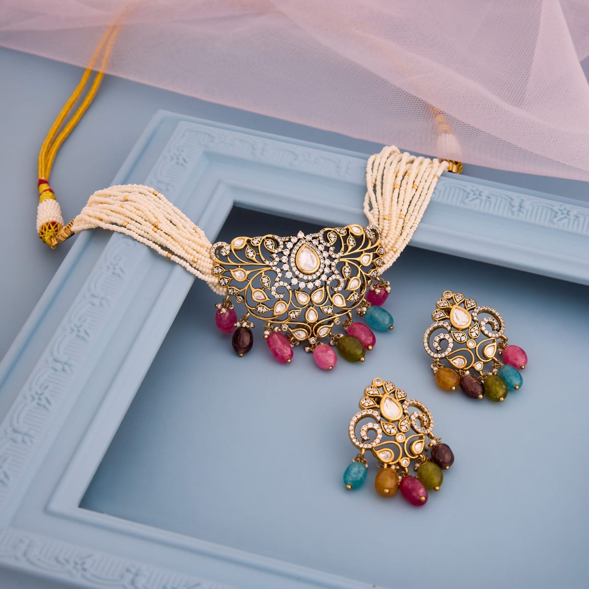Kundan Necklace Kundan Necklace 199640