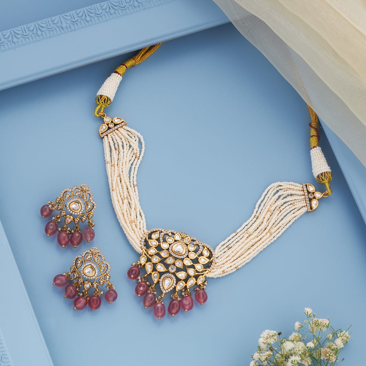 Kundan Necklace Kundan Necklace 199651