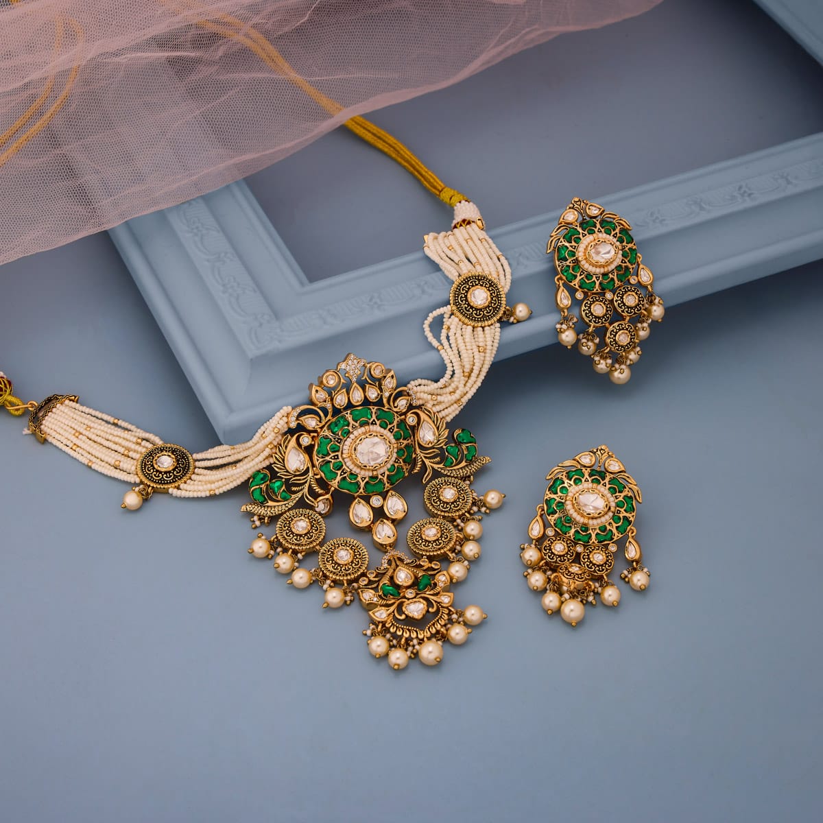 Kundan Necklace Kundan Necklace 202677