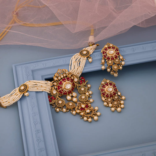 Kundan Necklace Kundan Necklace 202677