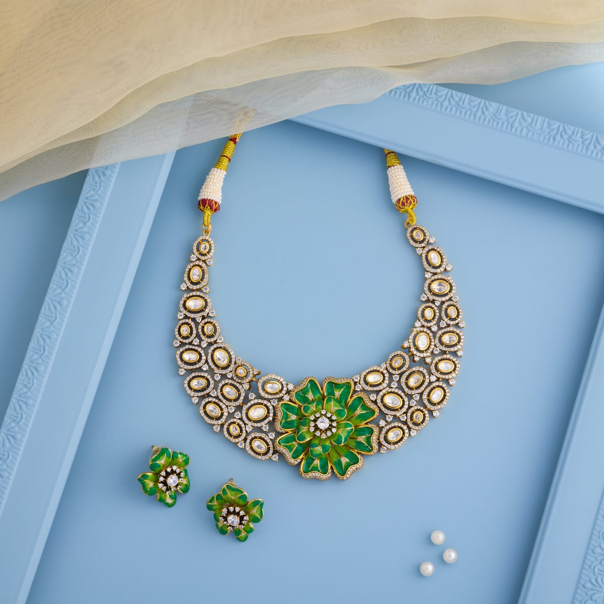 Kundan Necklace Kundan Necklace 202680