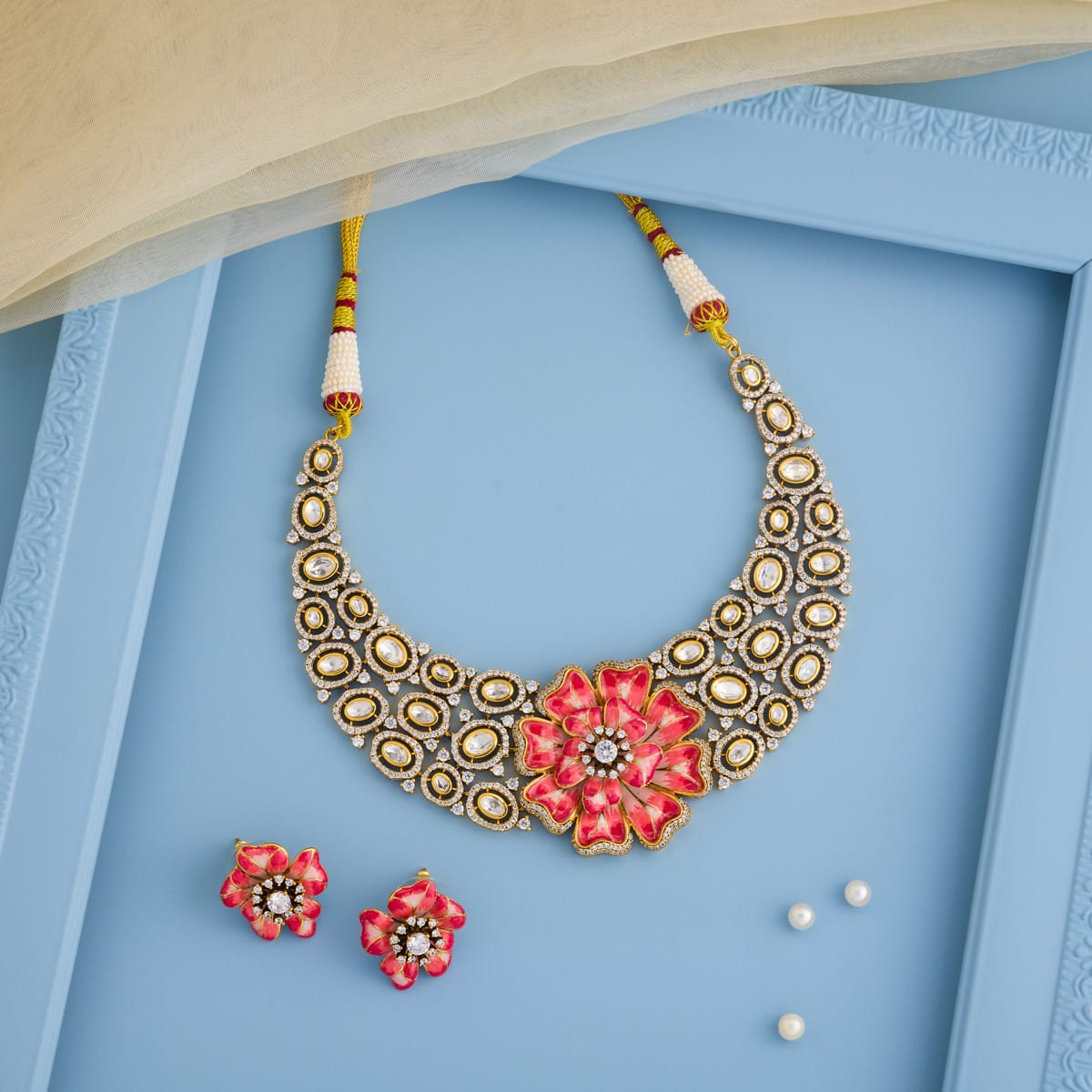 Kundan Necklace Kundan Necklace 202680