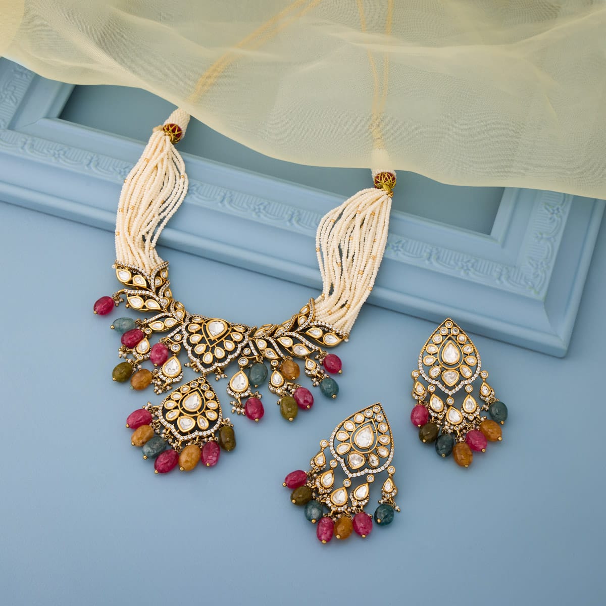 Kundan Necklace Kundan Necklace 202681