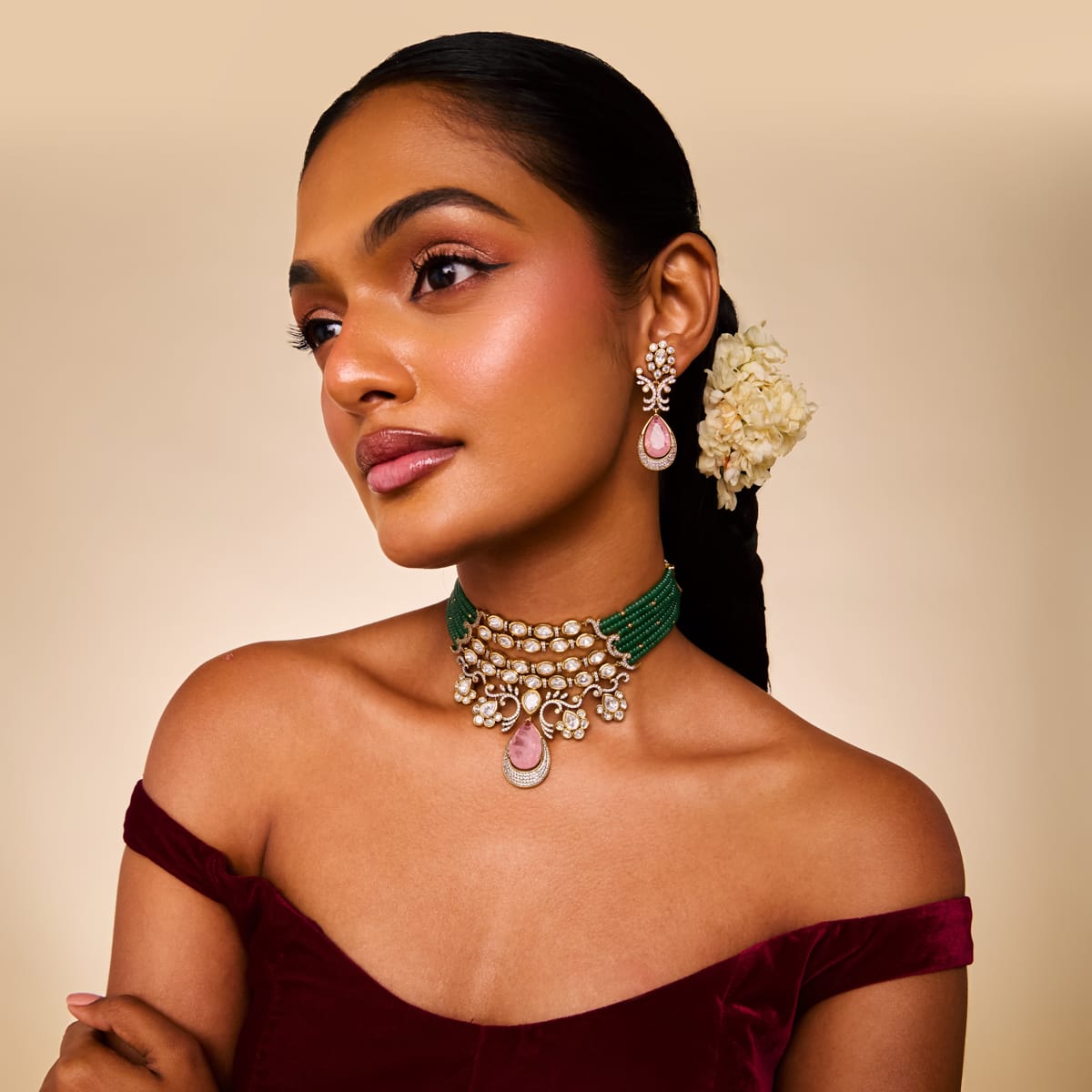 Kundan Necklace Kundan Necklace 202685