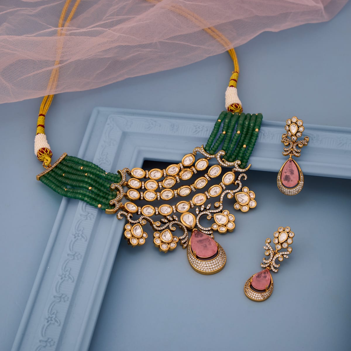 Kundan Necklace Kundan Necklace 202685