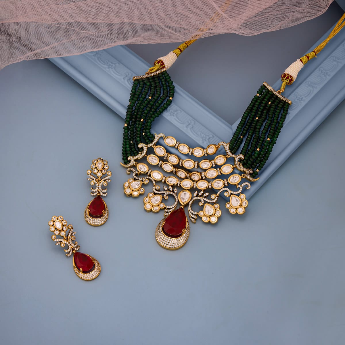Kundan Necklace Kundan Necklace 202685