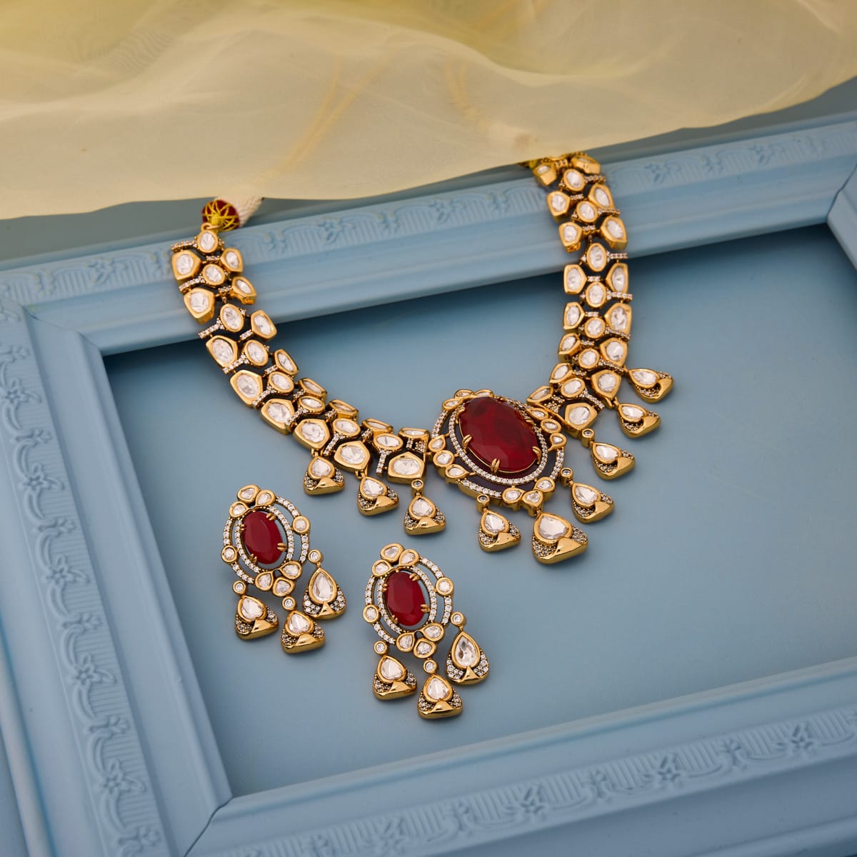 Kundan Necklace Kundan Necklace 202686