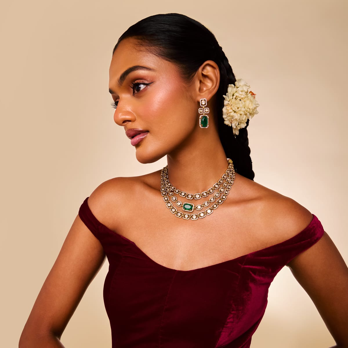 Kundan Necklace Kundan Necklace 202688