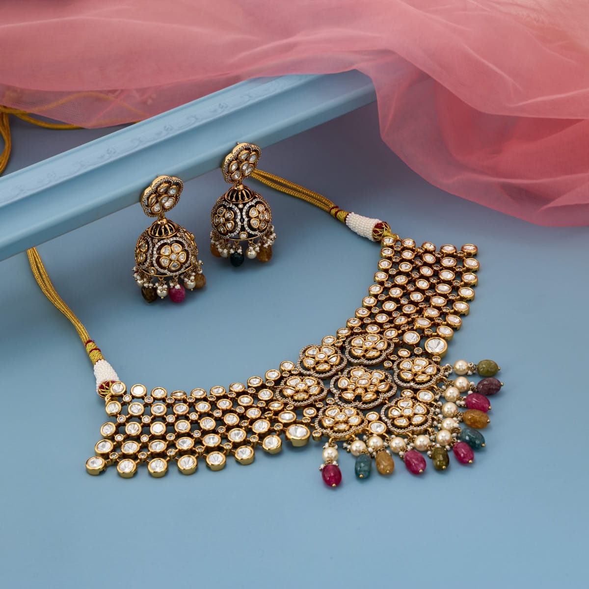 Kundan Necklace Kundan Necklace 202692