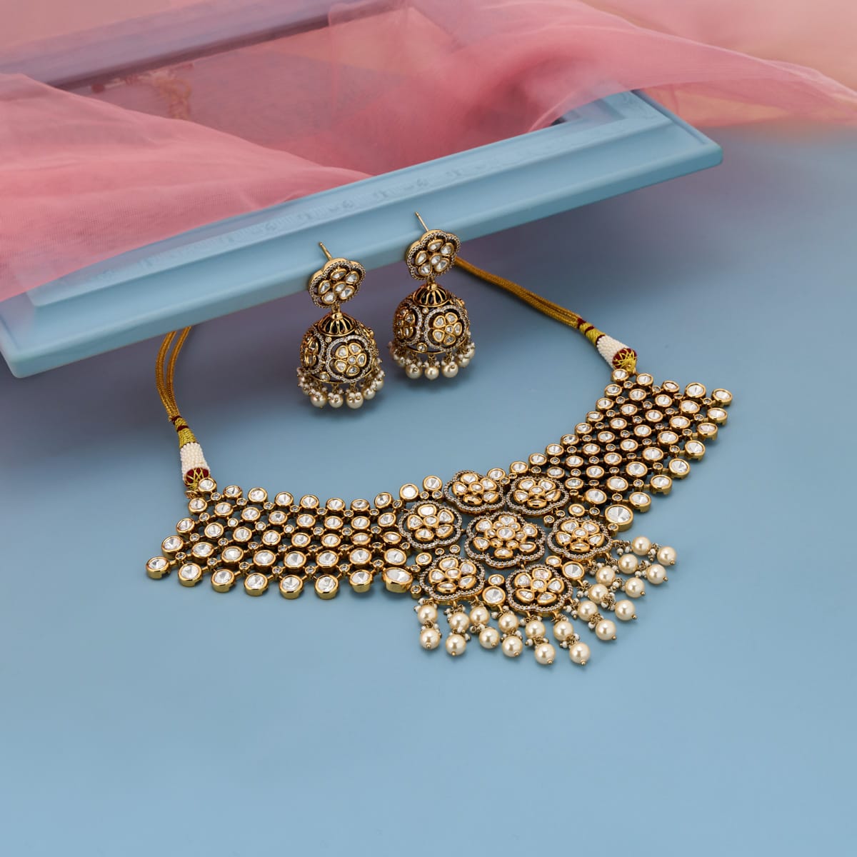 Kundan Necklace Kundan Necklace 202692