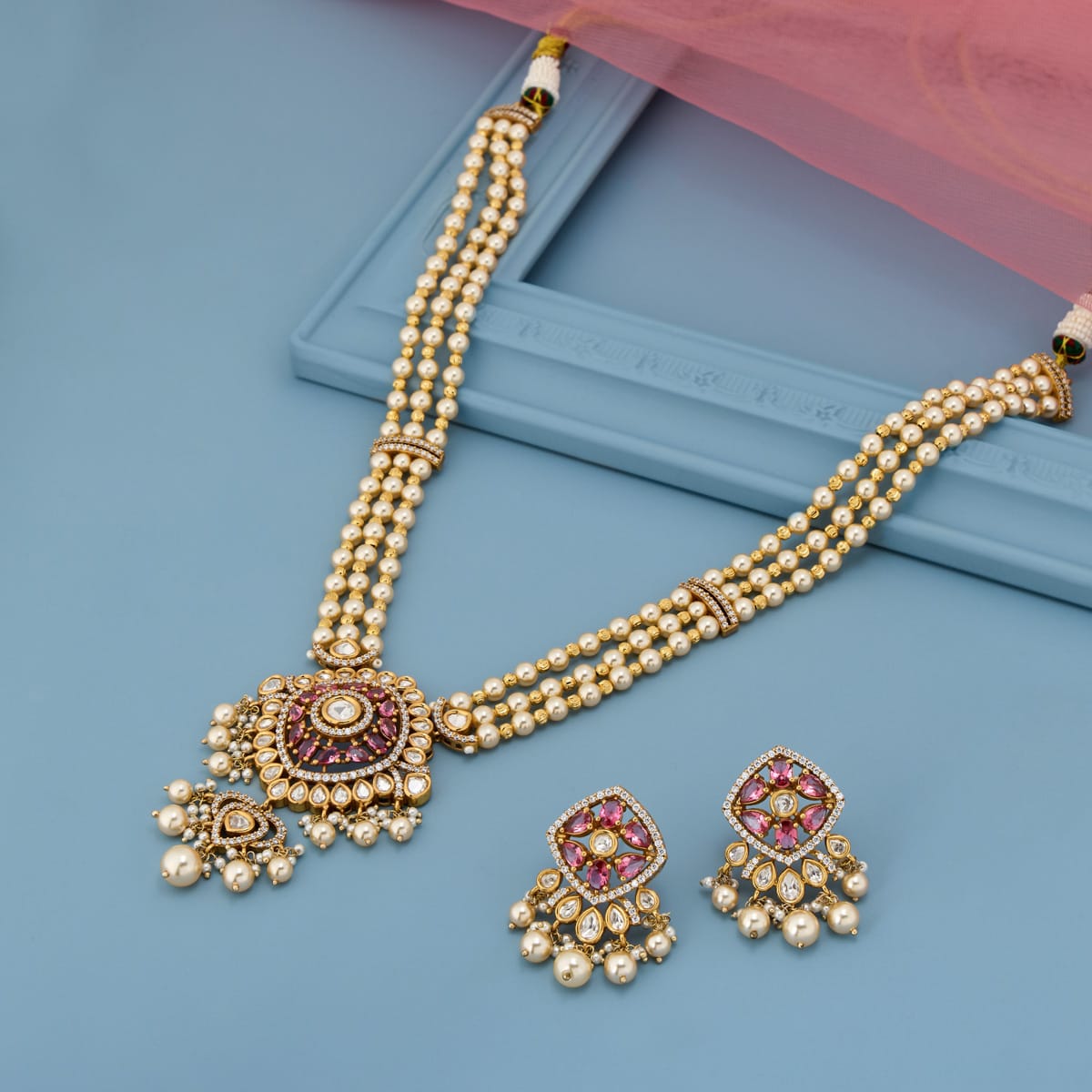 Kundan Necklace Kundan Necklace 204617