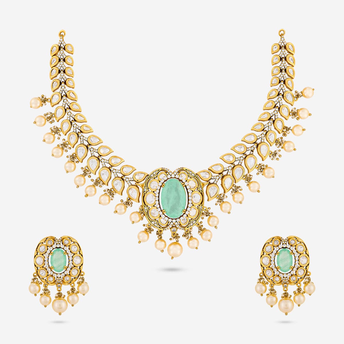 Kundan Necklace Kundan Necklace 195203