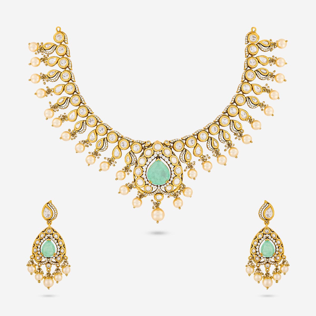 Kundan Necklace Kundan Necklace 195204