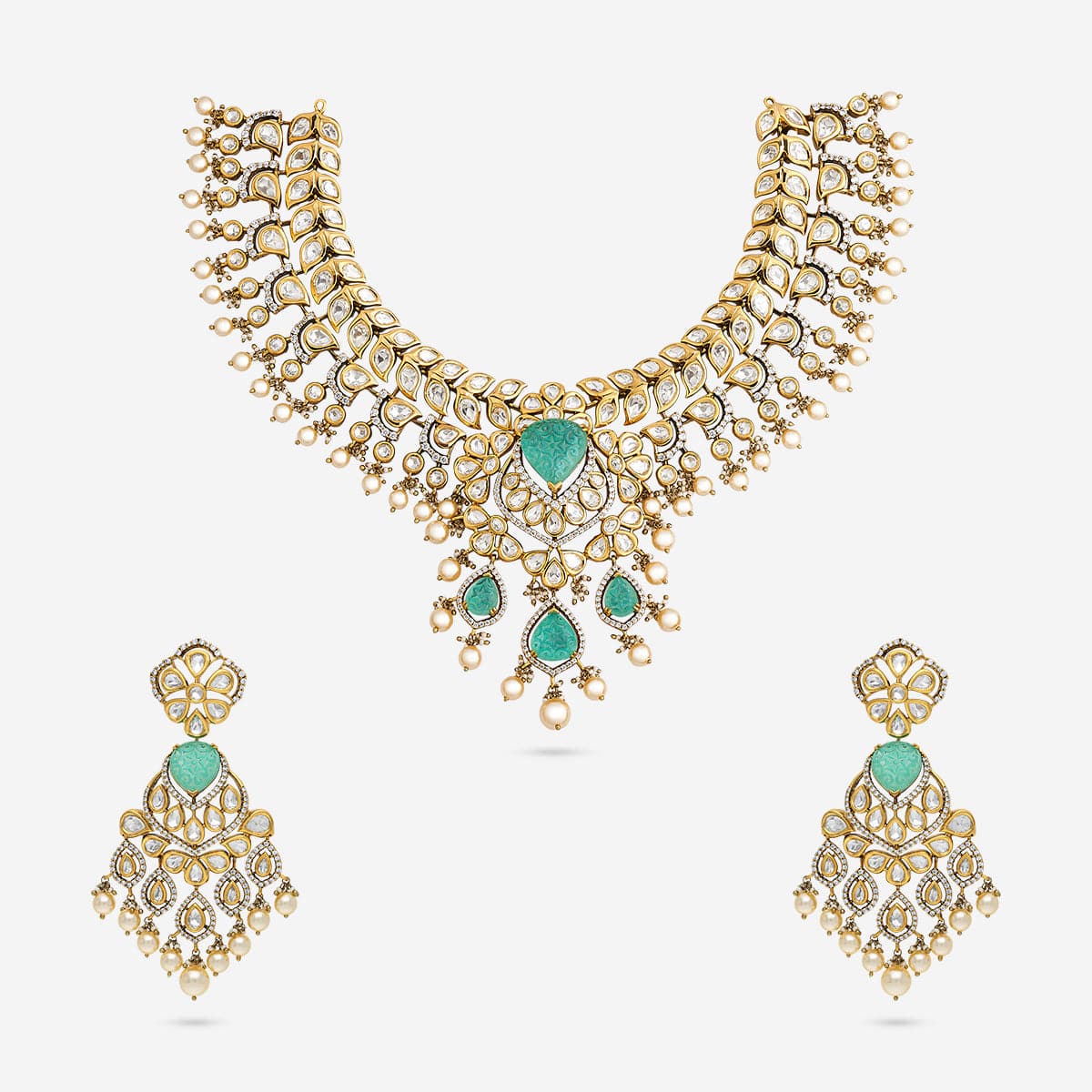 Kundan Necklace Kundan Necklace 195208