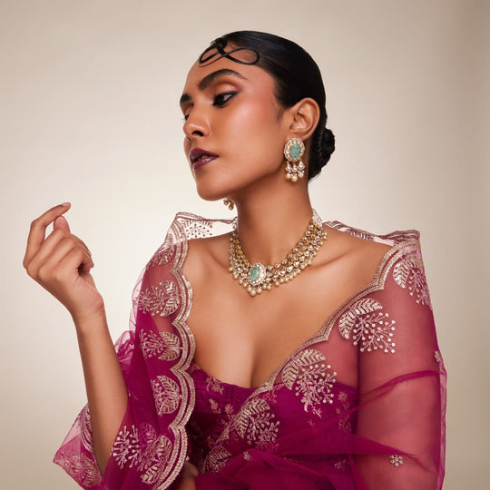 Kundan Necklace Kundan Necklace 199286
