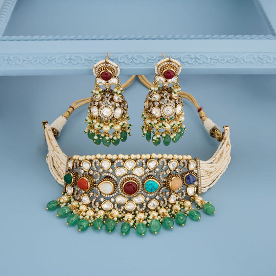 Kundan Necklace Kundan Necklace 197675
