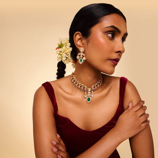 Kundan Necklace Kundan Necklace 201195
