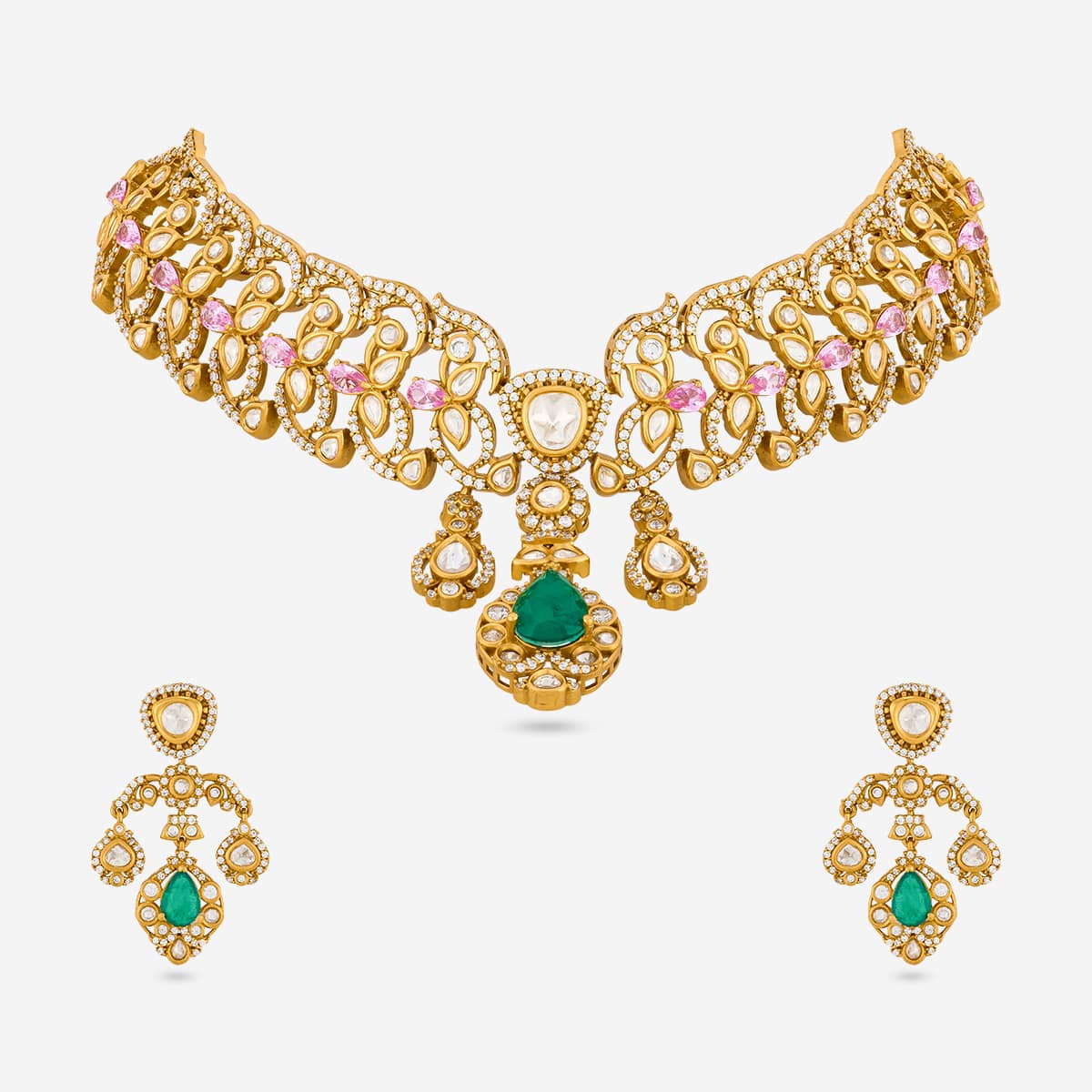 Kundan Necklace Kundan Necklace 201195