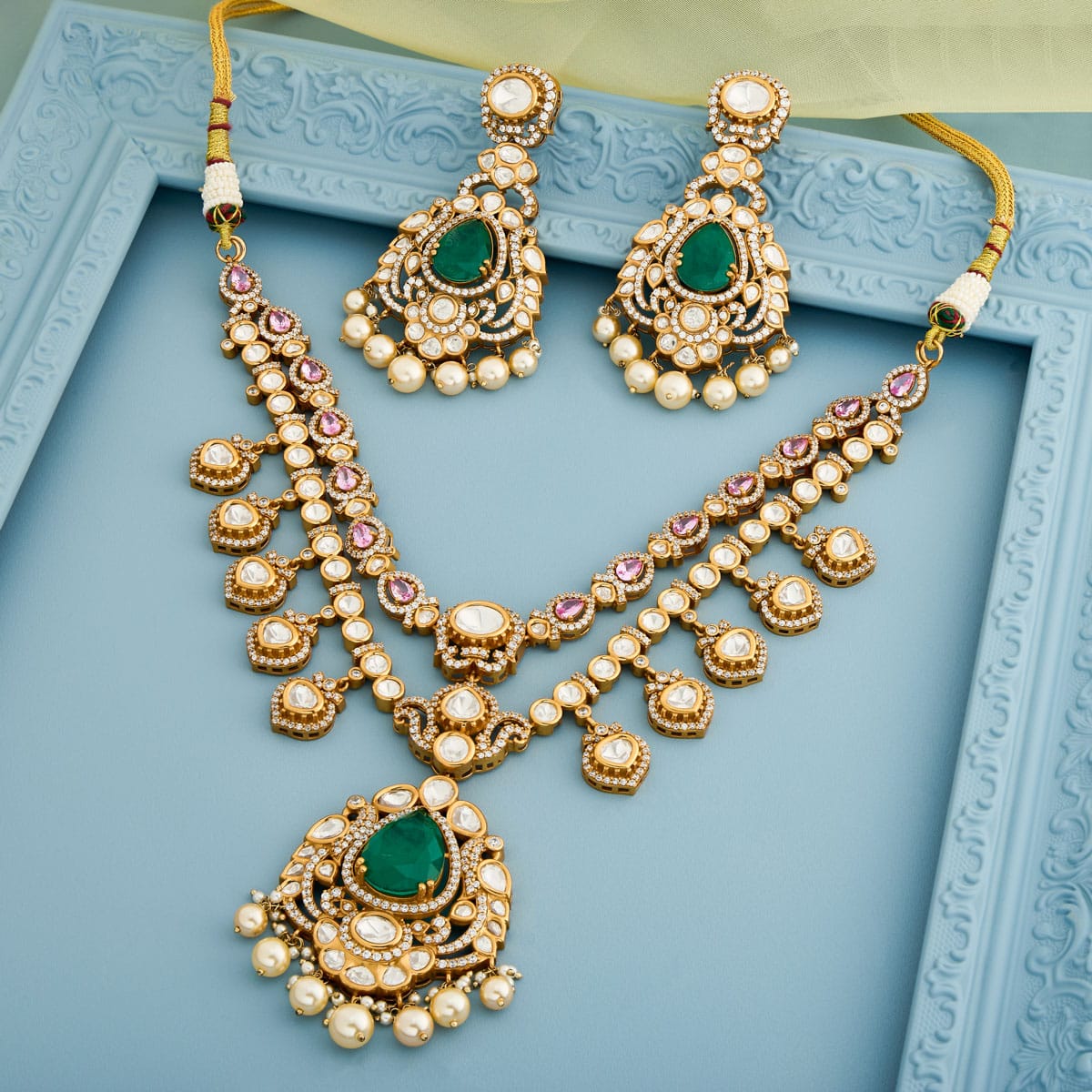 Kundan Necklace Kundan Necklace 201196