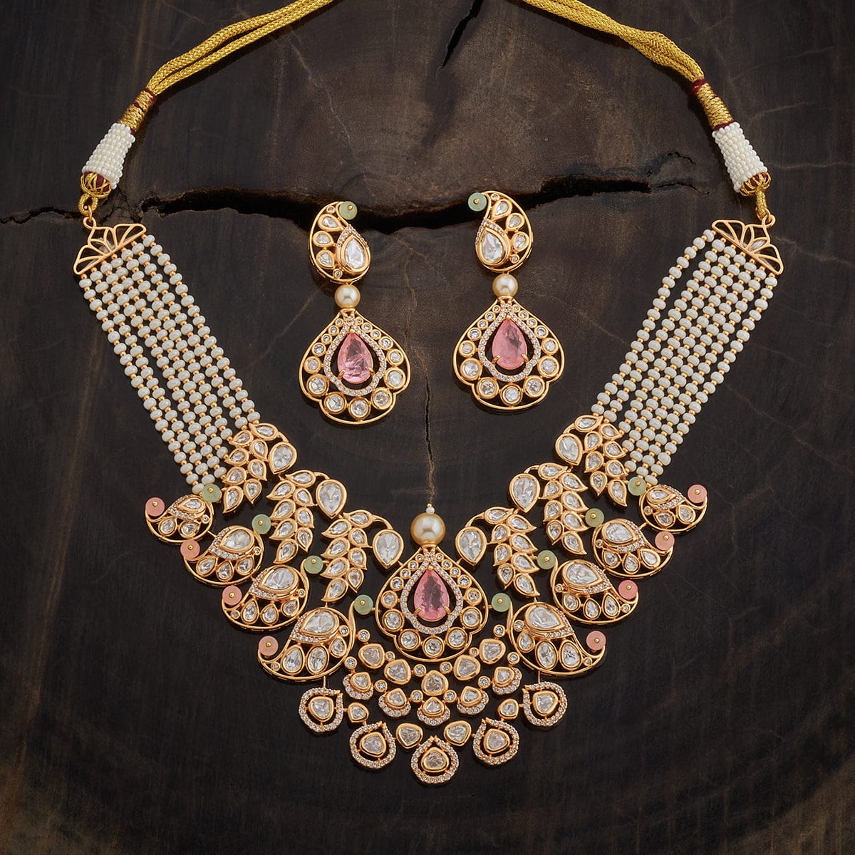 Kundan Necklace Kundan Necklace 164012