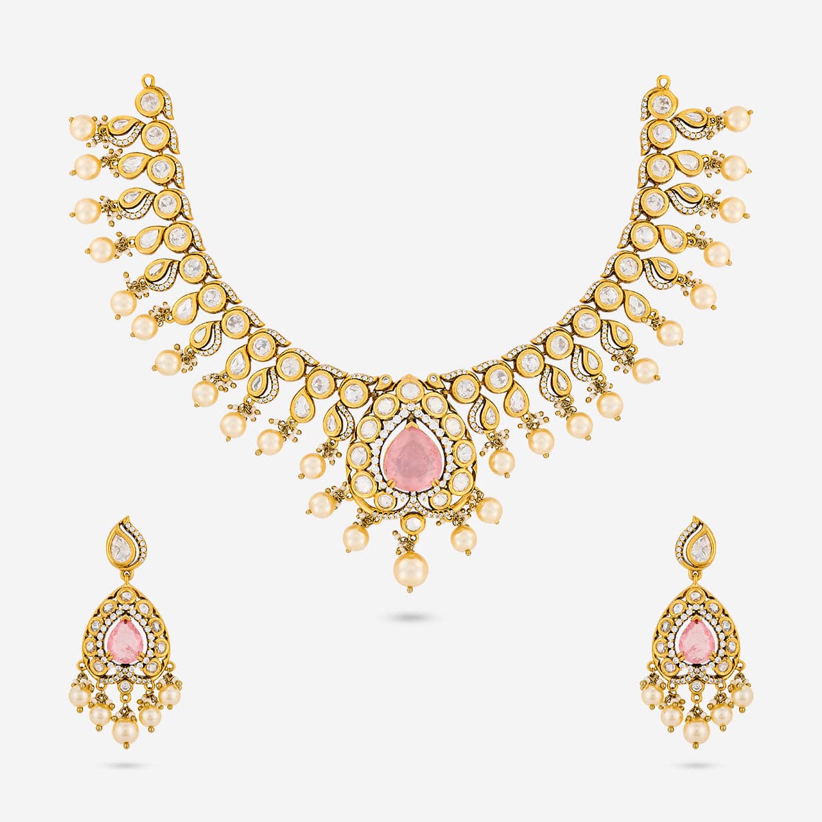 Kundan Necklace Kundan Necklace 195204