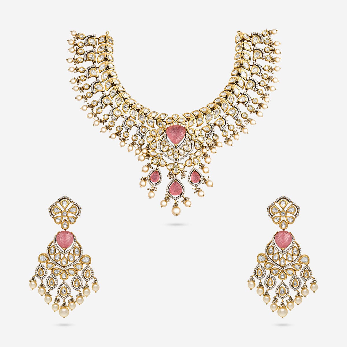 Kundan Necklace Kundan Necklace 195208