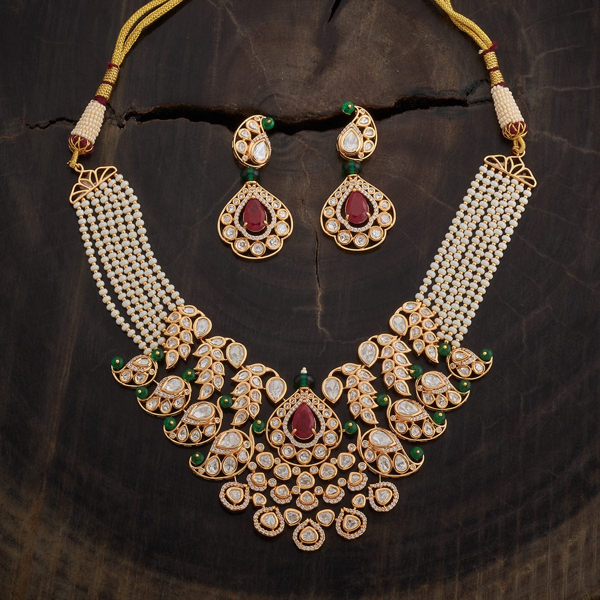 Kundan Necklace Kundan Necklace 164012
