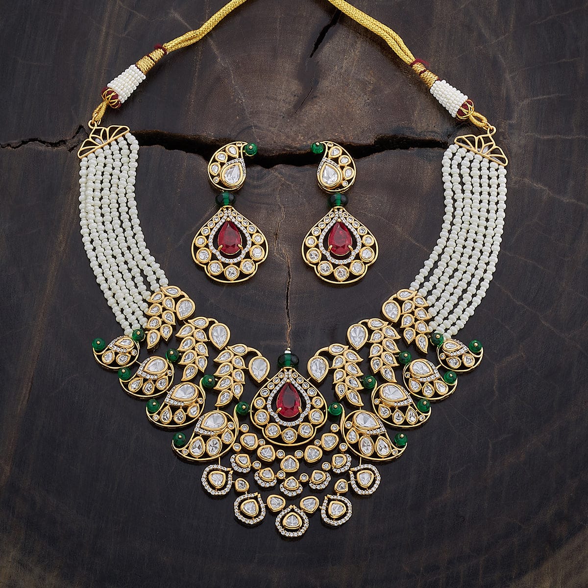 Kundan Necklace Kundan Necklace 164012