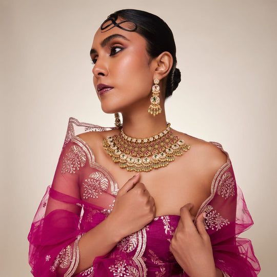 Kundan Necklace Kundan Necklace 199283