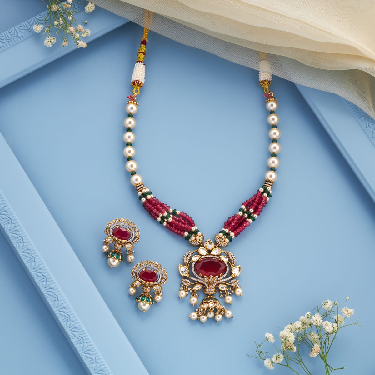 Kundan Necklace Kundan Necklace 201453