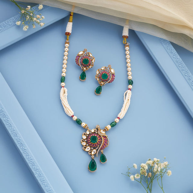 Kundan Necklace Kundan Necklace 201457