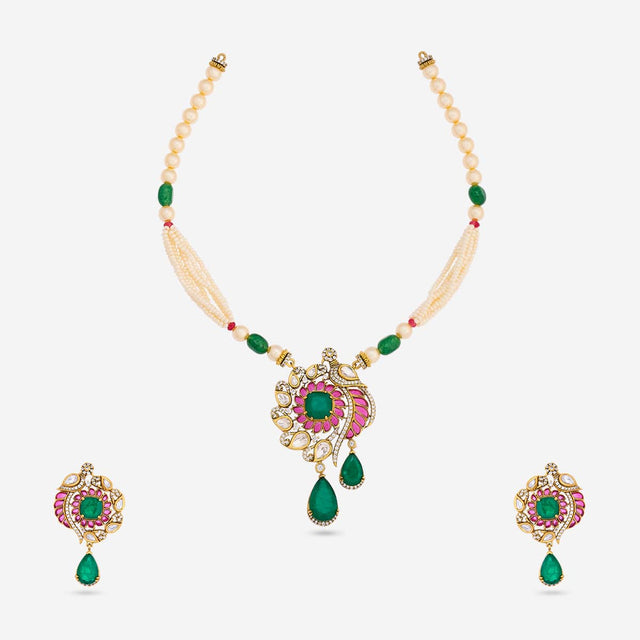 Kundan Necklace Kundan Necklace 201457