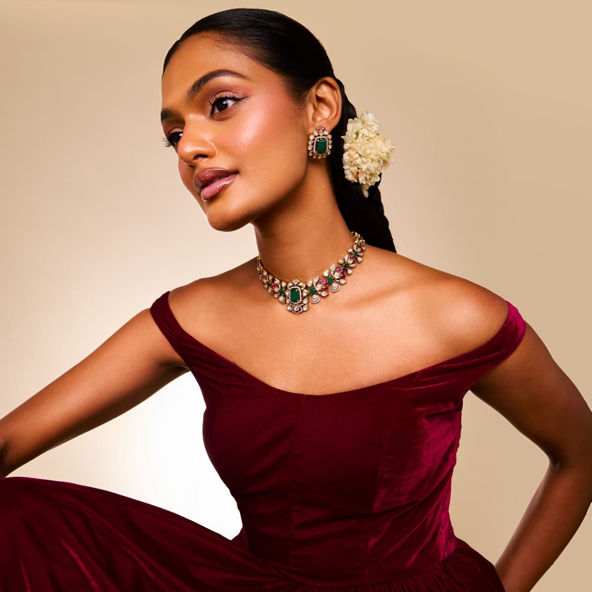 Kundan Necklace Kundan Necklace 202693