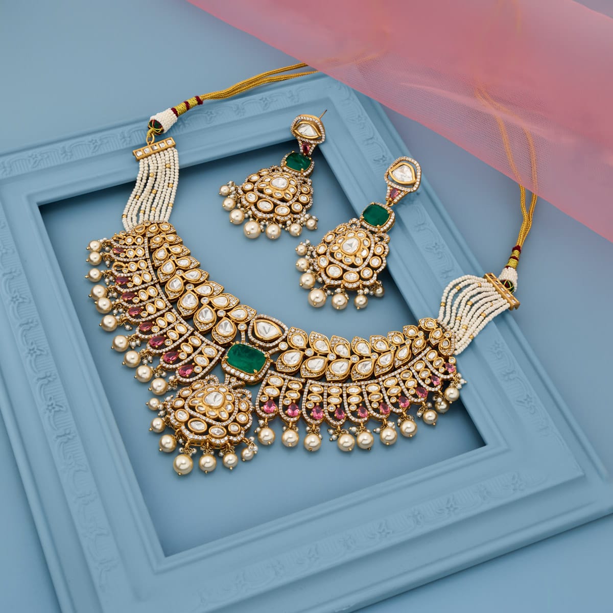 Kundan Necklace Kundan Necklace 204619