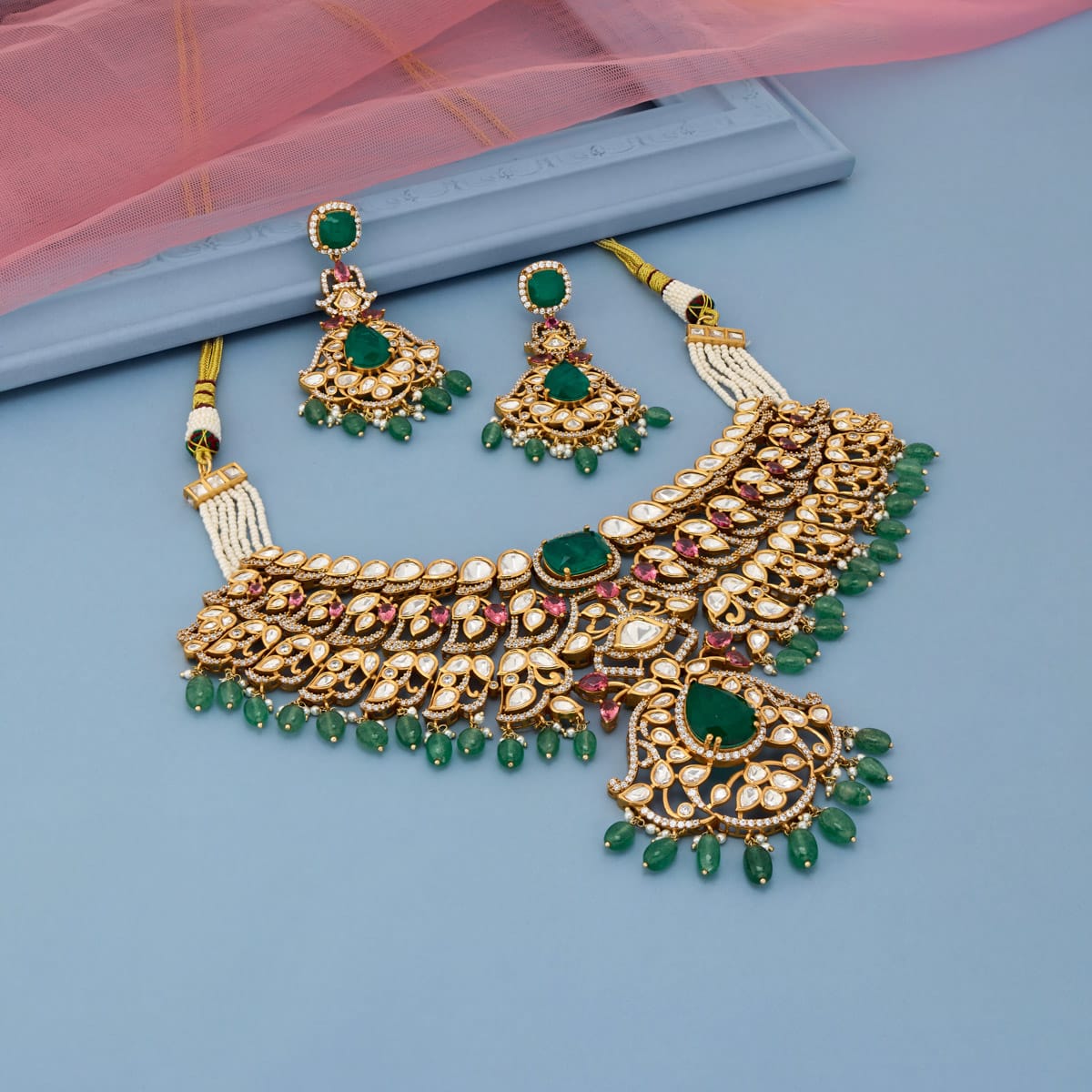 Kundan Necklace Kundan Necklace 204621