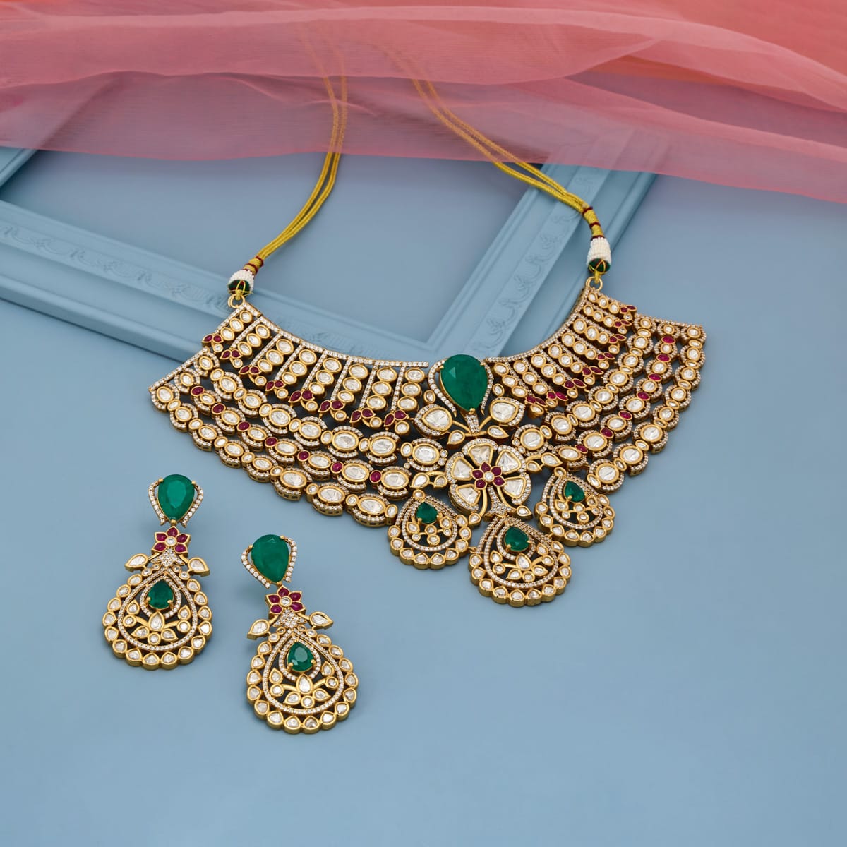 Kundan Necklace Kundan Necklace 204624