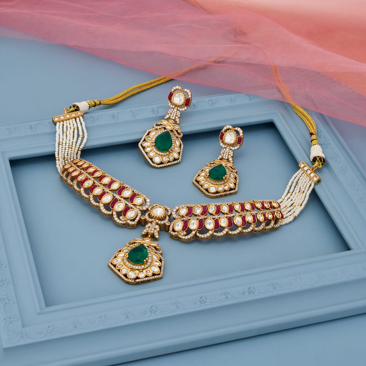 Kundan Necklace Kundan Necklace 204626