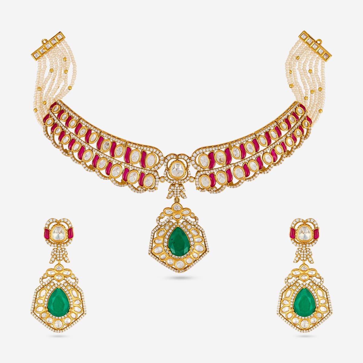Kundan Necklace Kundan Necklace 204626