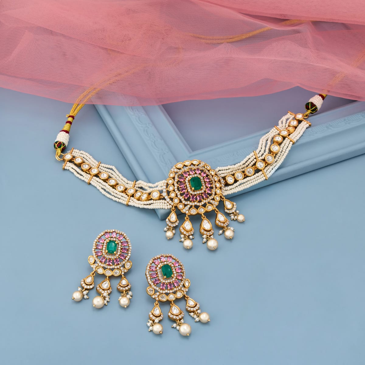 Kundan Necklace Kundan Necklace 204627