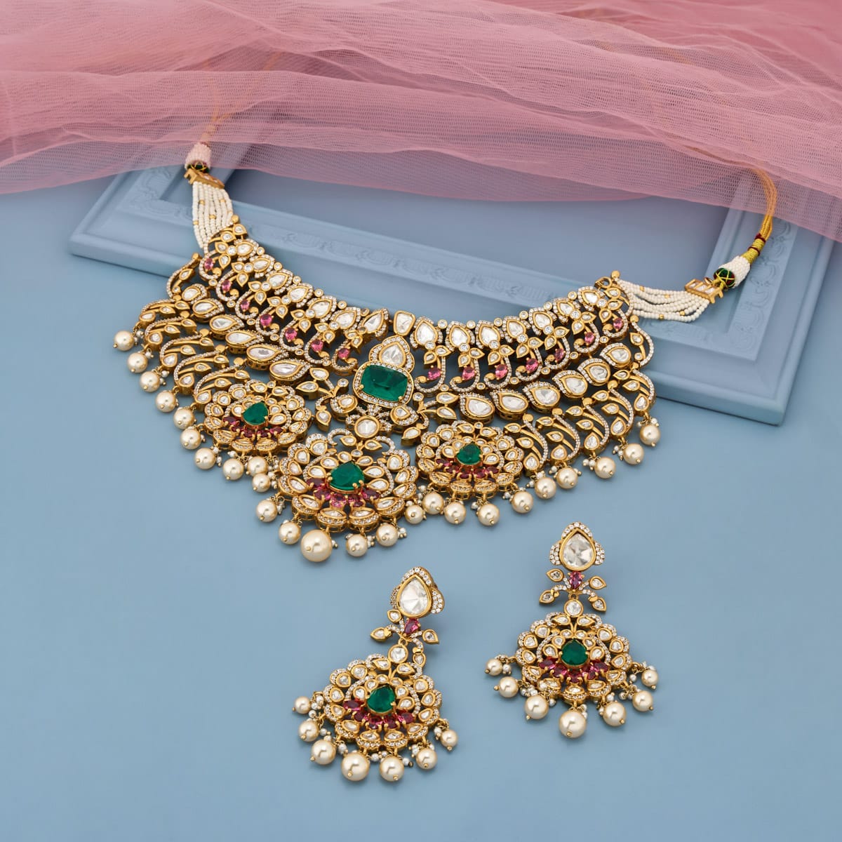 Kundan Necklace Kundan Necklace 204629