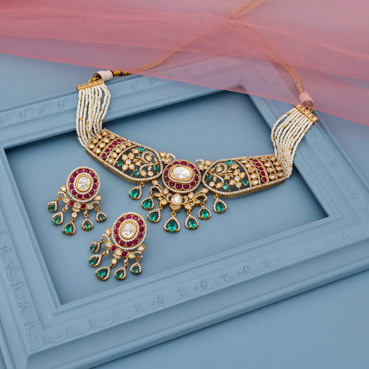 Kundan Necklace Kundan Necklace 205031