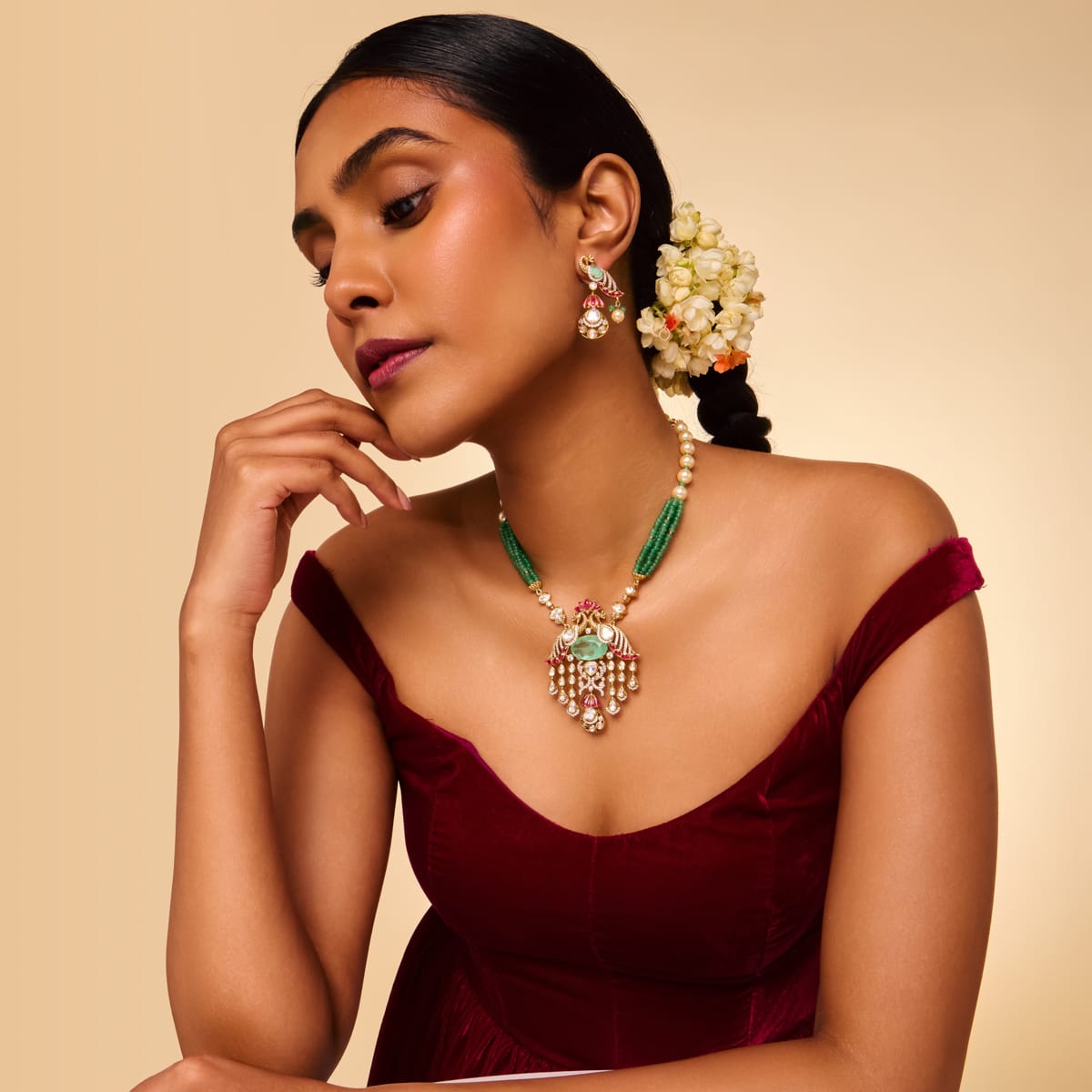 Kundan Necklace Kundan Necklace 201455