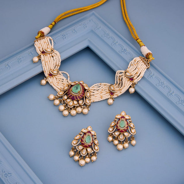 Kundan Necklace Kundan Necklace 201460