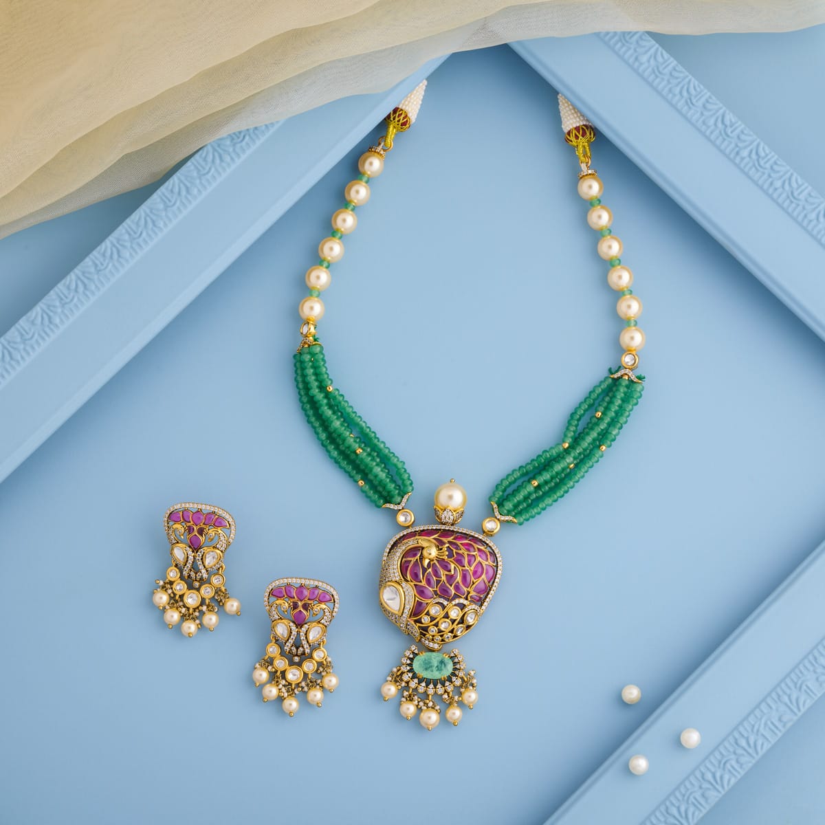 Kundan Necklace Kundan Necklace 202665