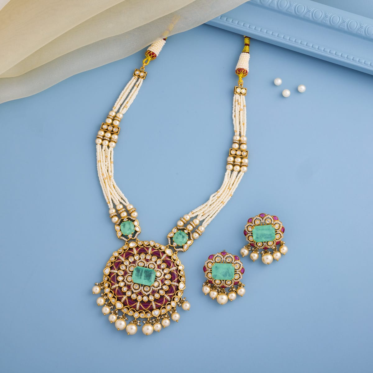 Kundan Necklace Kundan Necklace 202666