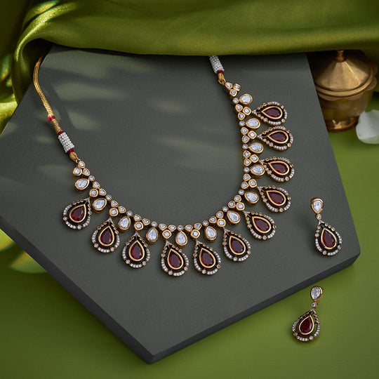 Kundan Necklace Kundan Necklace 164015