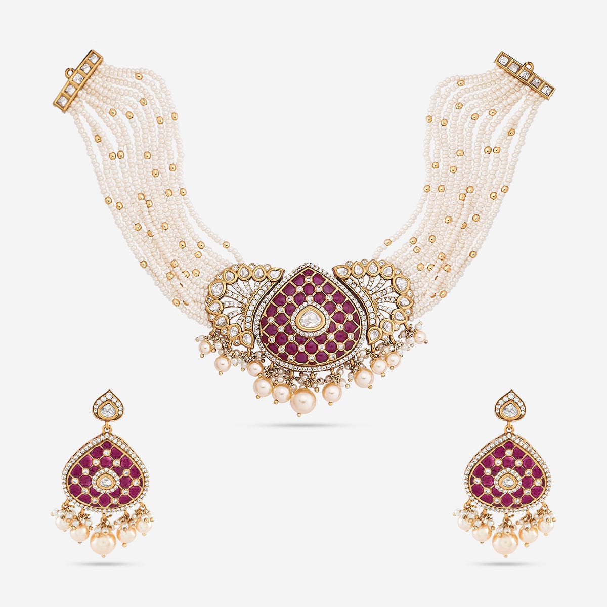 Kundan Necklace 185294