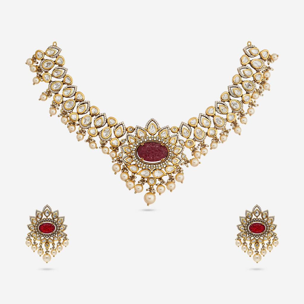 Kundan Necklace Kundan Necklace 191734