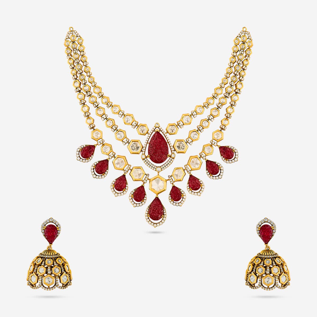 Kundan Necklace Kundan Necklace 194006